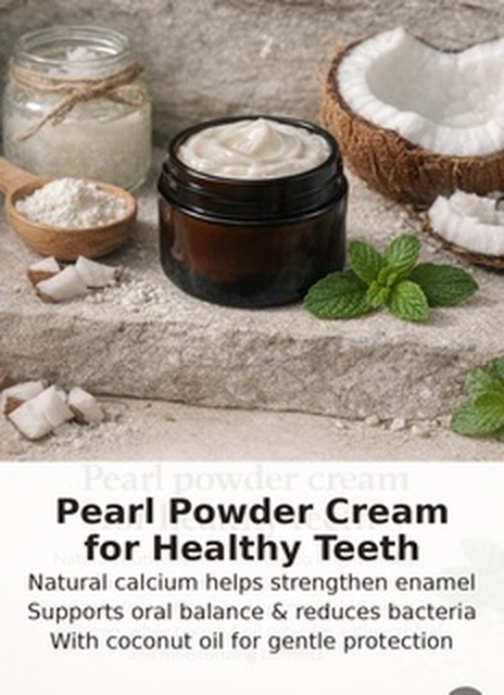 Pearl Powder Cream for Healthy Teeth